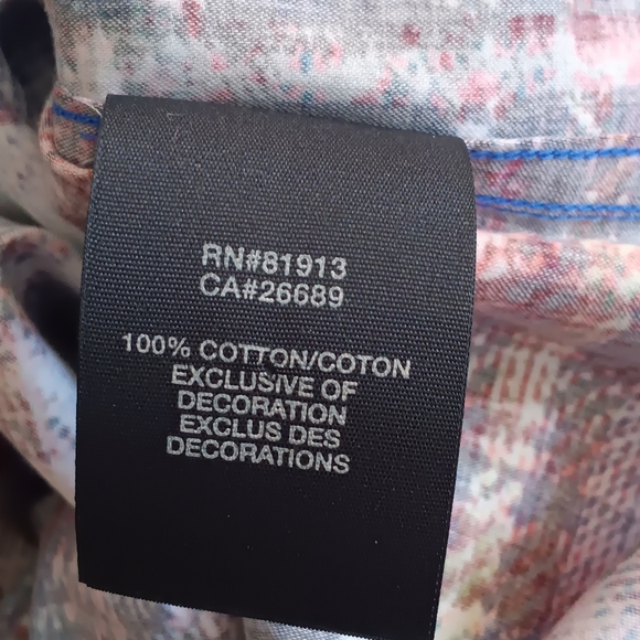 Robert Graham Button Up Shirt Multicolor Plaid Flip Cuff Designer Cotton 3XL - Picture 9 of 10